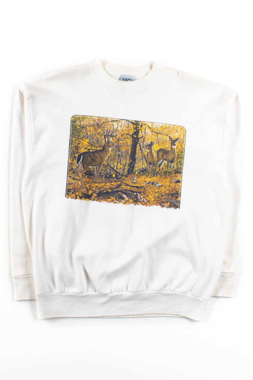 Vintage Deer In The Woods Sweatshirt