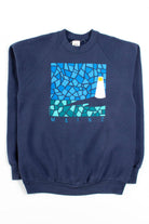 Vintage Maine Mosaic Sweatshirt (1989)