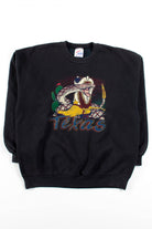 Black Texas Rattlesnake Vintage Sweatshirt