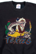 Black Texas Rattlesnake Vintage Sweatshirt