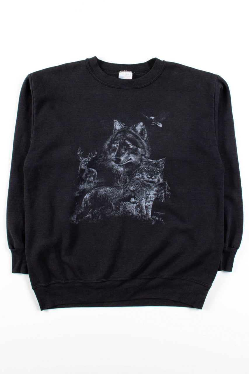 Vintage Wild Animals Sweatshirt