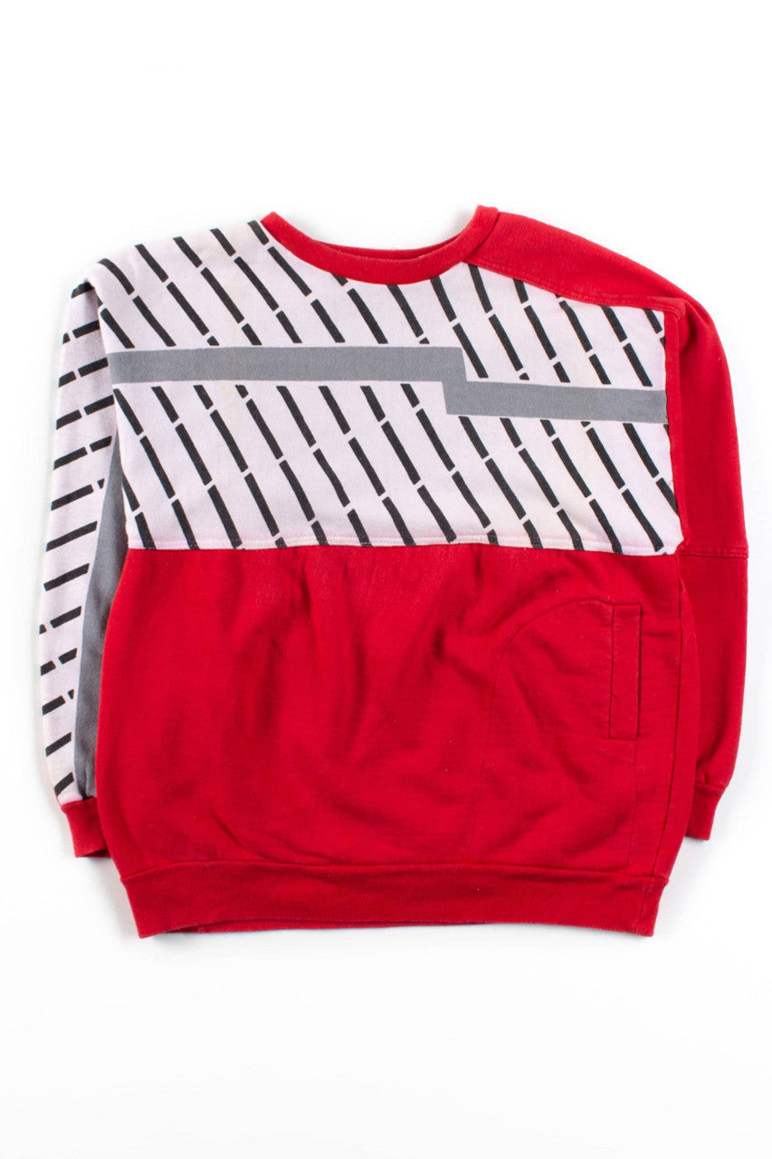Vintage Generation One Color Block Sweatshirt