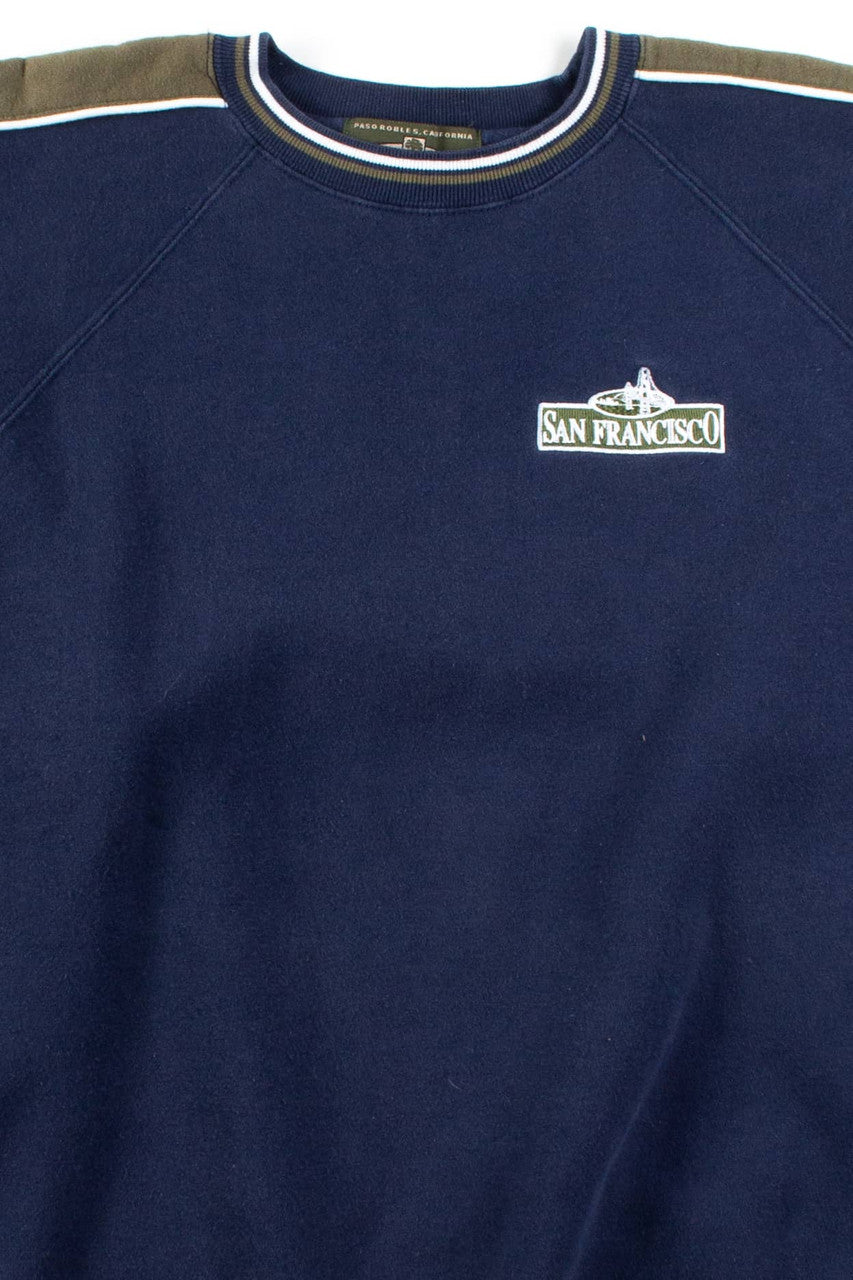 Olive Striped San Francisco Sweatshirt