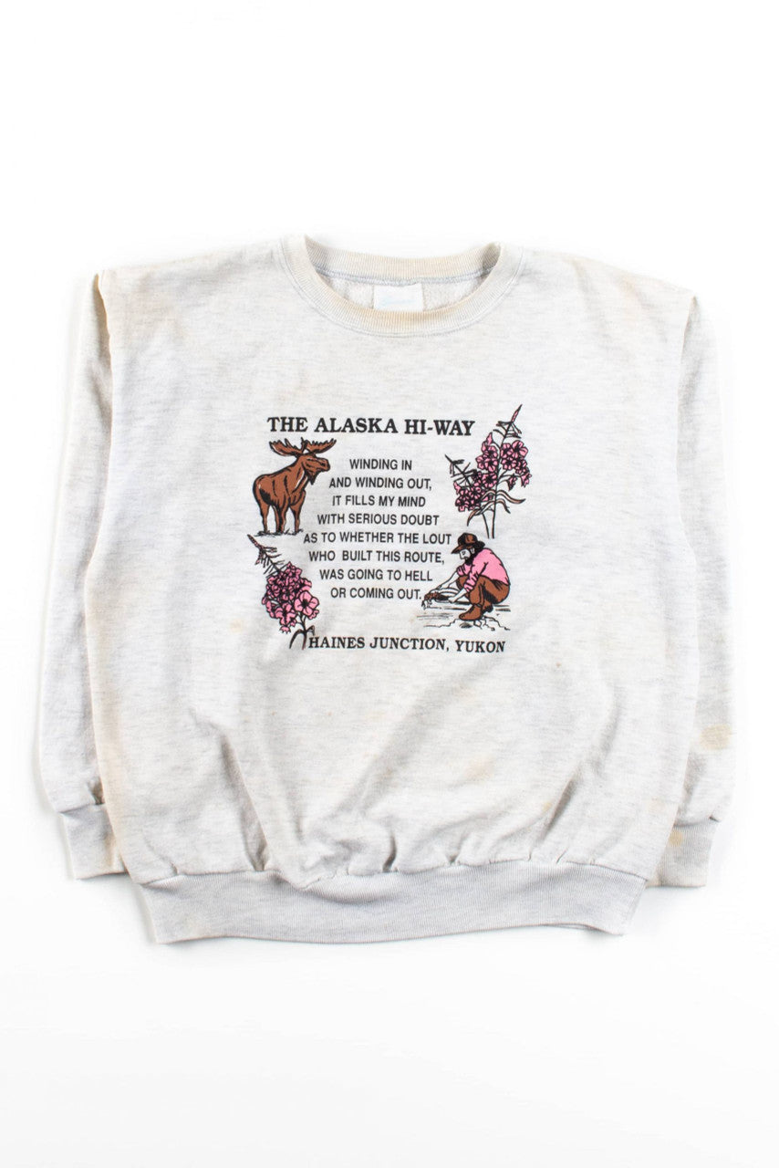 Vintage Alaska Hi-Way Sweatshirt