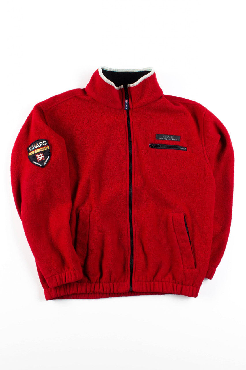 Vintage Chaps Fleece Zip Sweatshirt