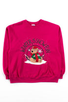 Winter Is Snow Fun Vintage Sweatshirt