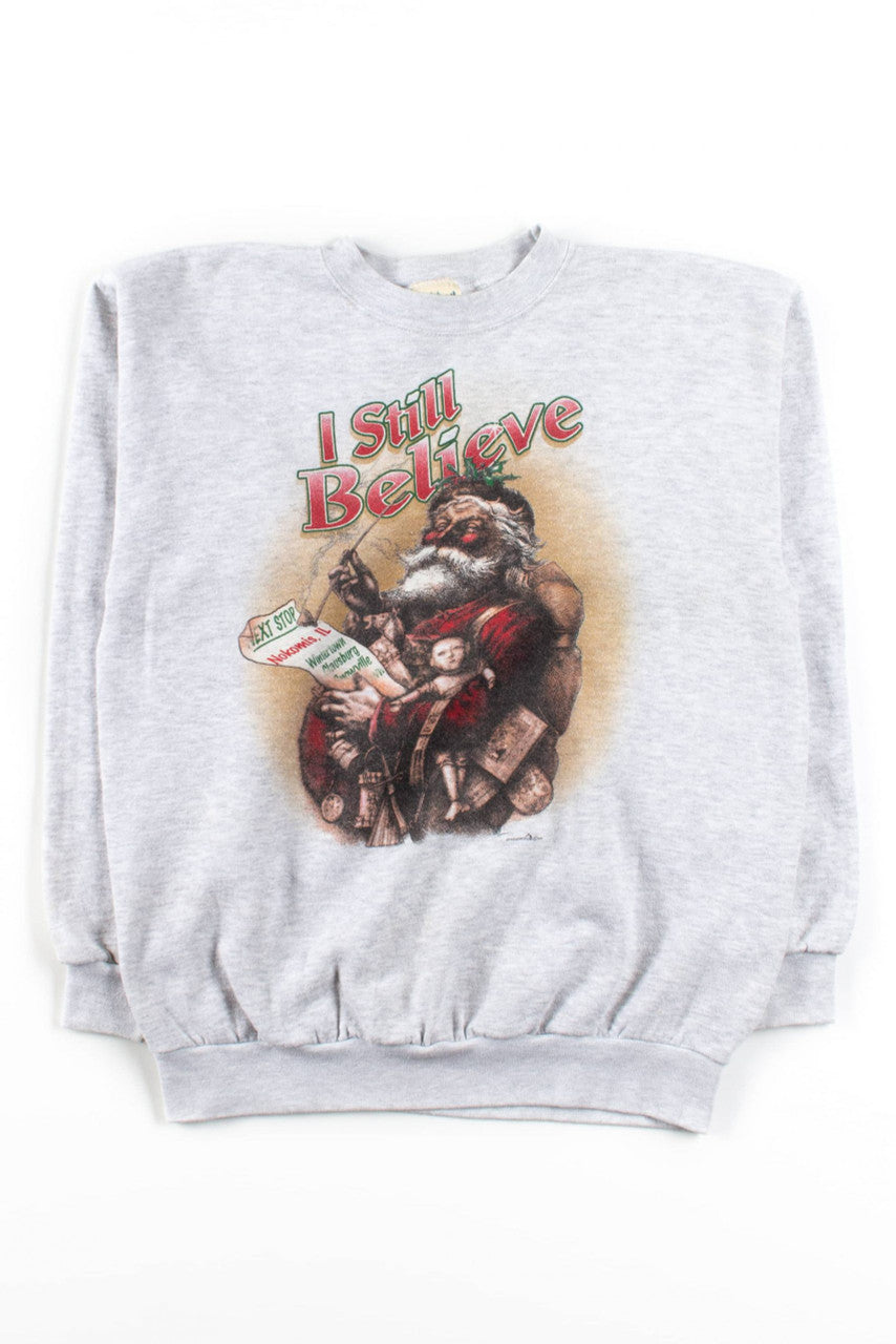 I Still Believe In Santa Vintage Sweatshirt
