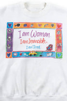 I Am Woman Vintage Sweatshirt
