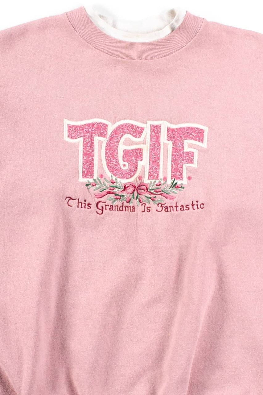 Vintage TGIF Grandma Sweatshirt