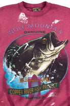Paint Stained Vintage Wolf Mountain Sweatshirt