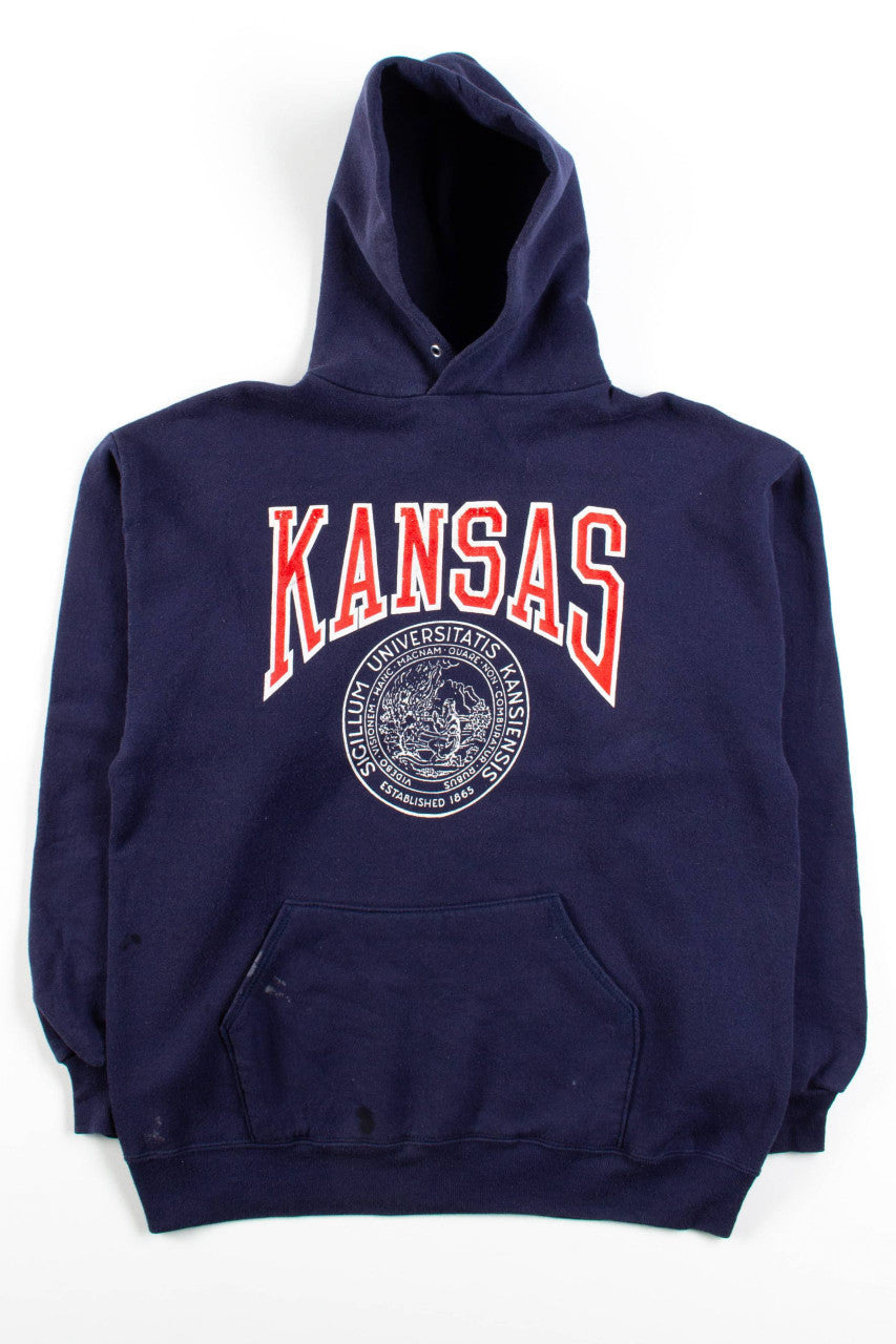 Vintage Kansas University Hoodie