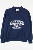 Vintage Penn State Button Neck Sweatshirt