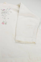 Embossed Floral Button Up Sweatshirt