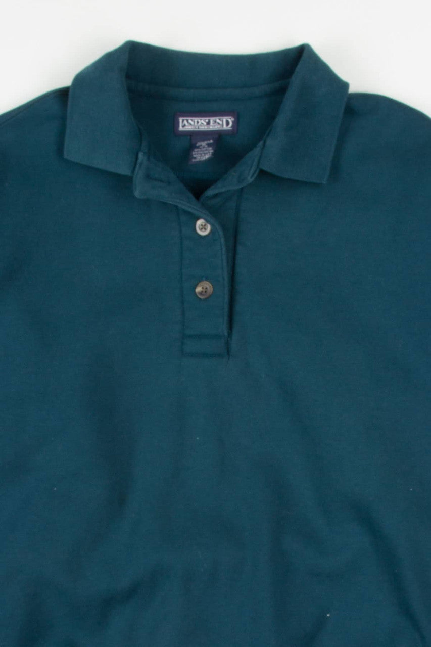 Lands' End Collar Sweatshirt