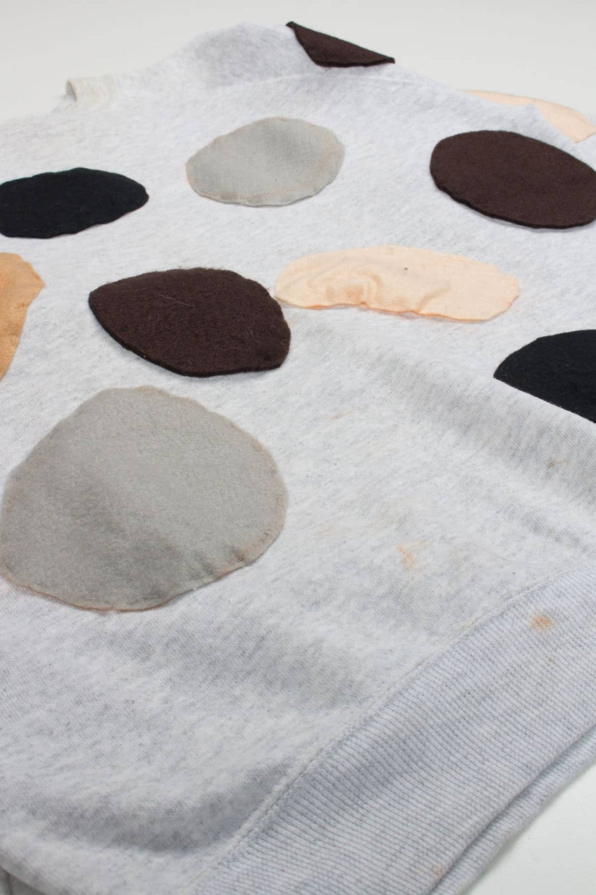 Felt Spotted Sweatshirt
