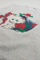Kitten in The Roses Sweatshirt