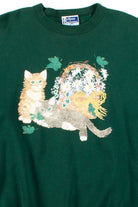 Vintage Kittens & Flowers Sweatshirt