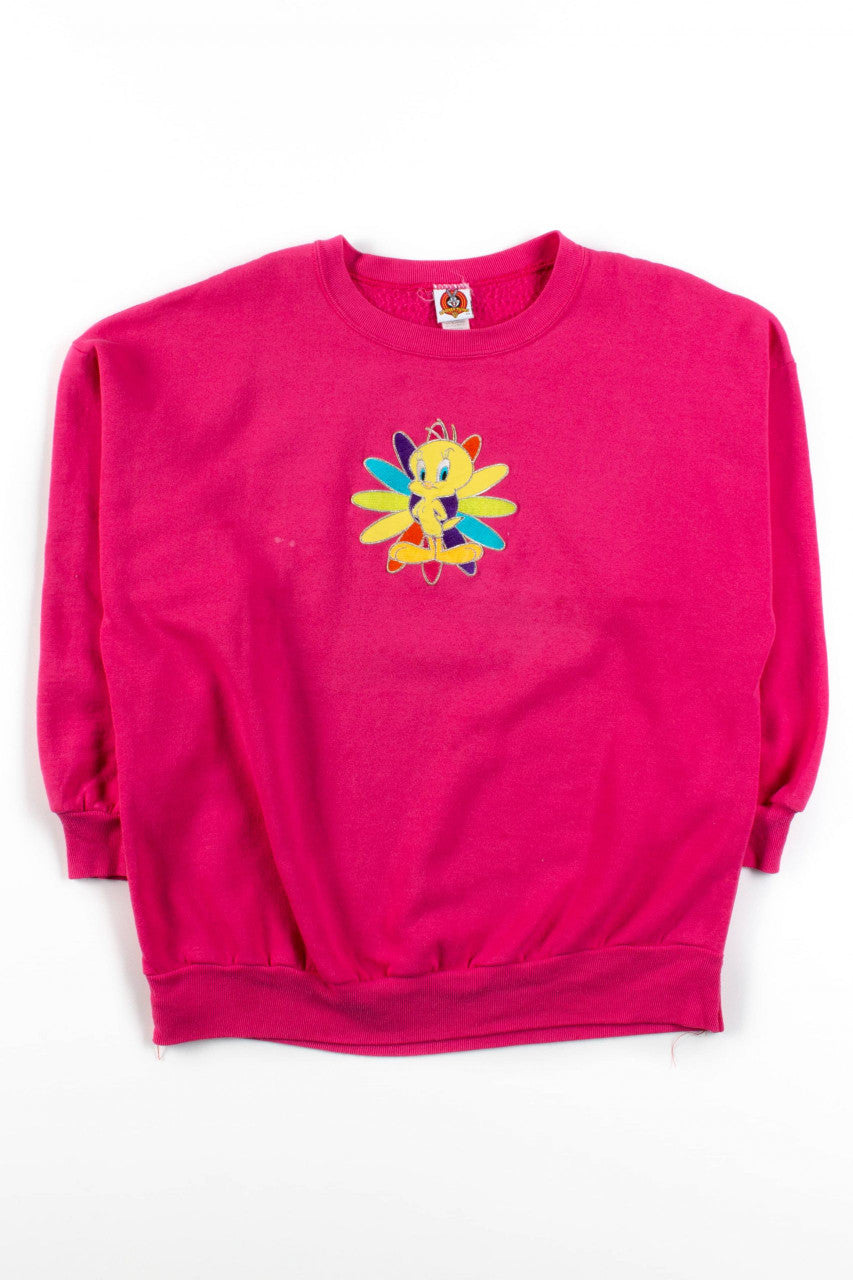 Vintage Tweety Bird Flower Sweatshirt