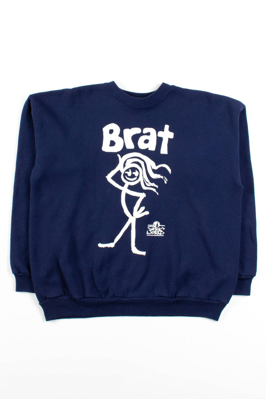 Vintage Stick World Brat Sweatshirt