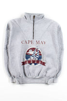 Vintage Cape May Zip Neck Sweatshirt (1995)