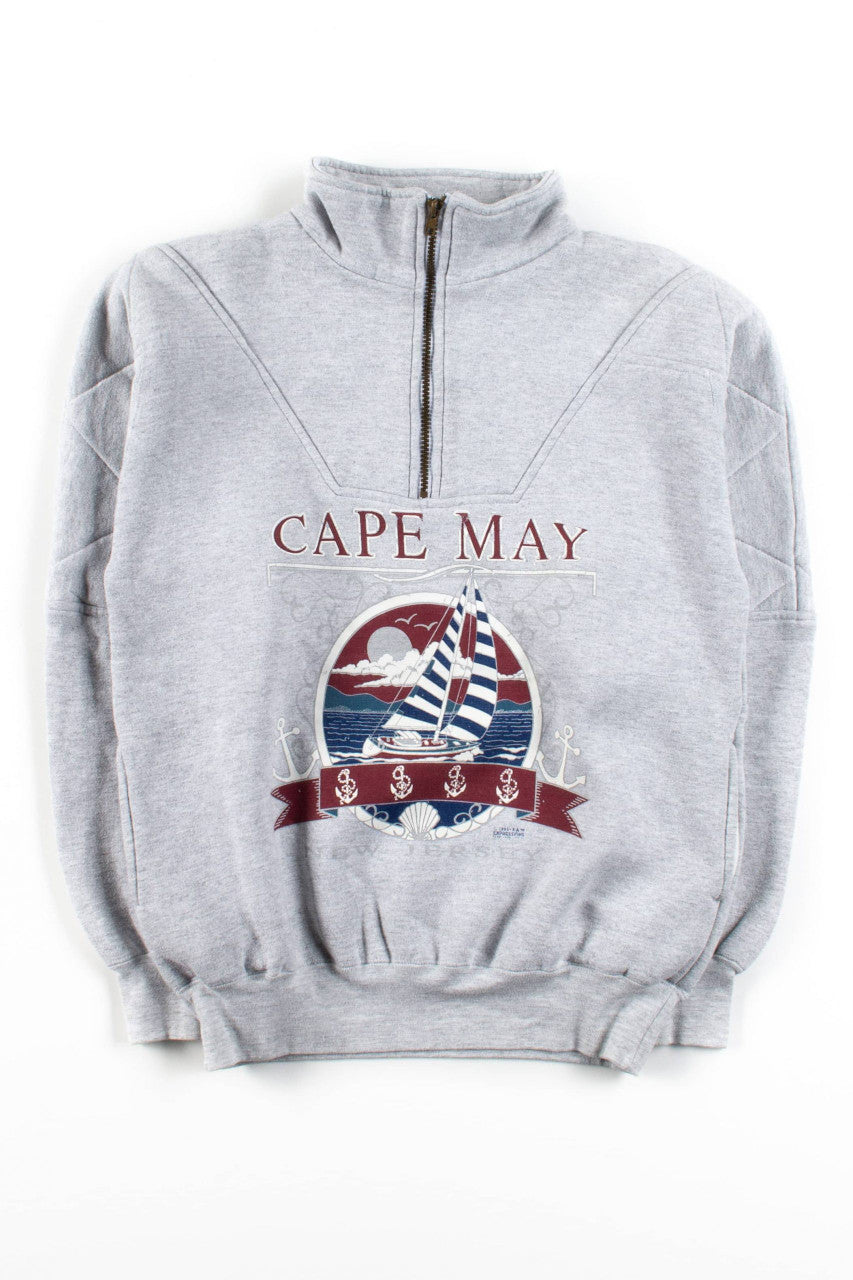 Vintage Cape May Zip Neck Sweatshirt (1995)