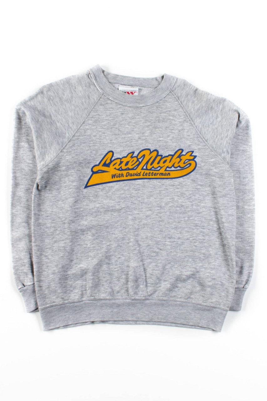 Vintage Late Night With David Lettermen Sweatshirt