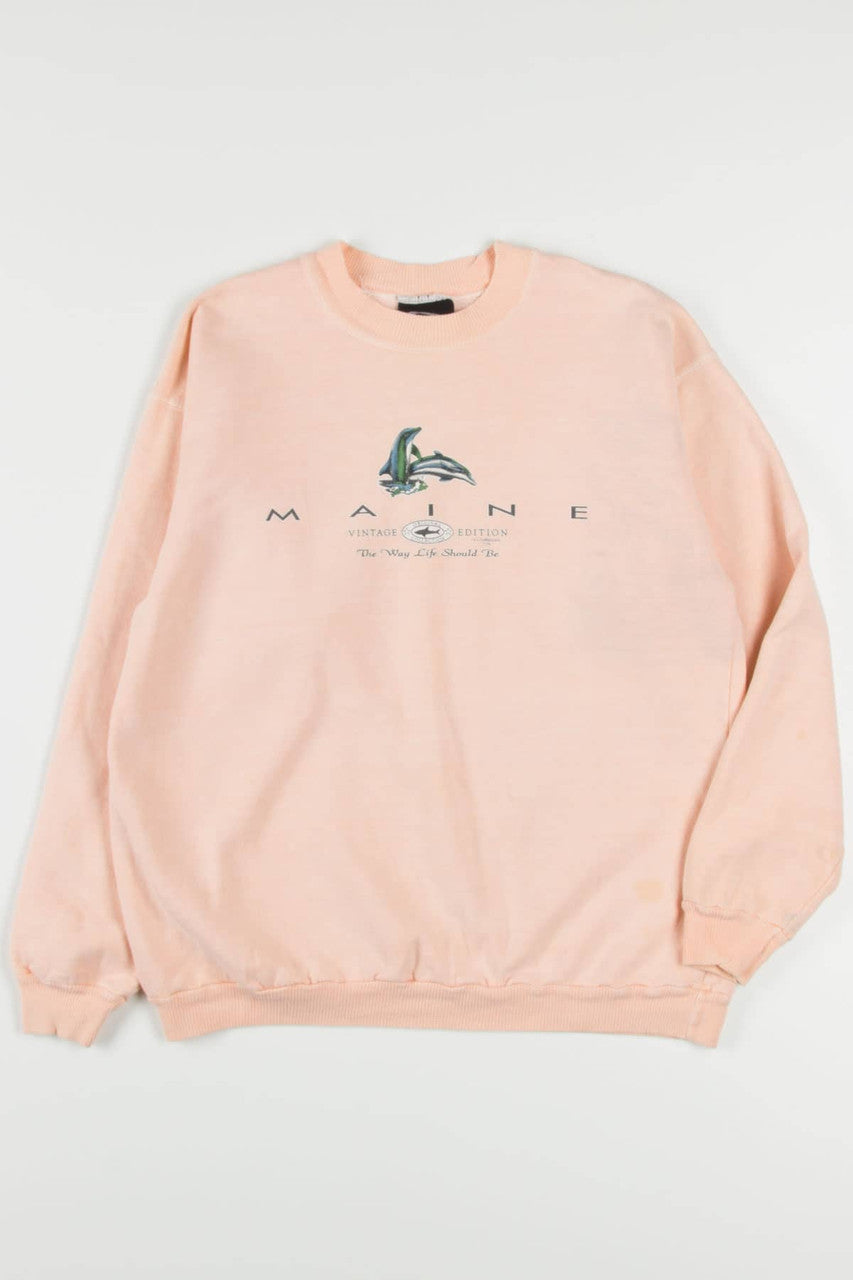Maine The Way Life Should Be Sweatshirt