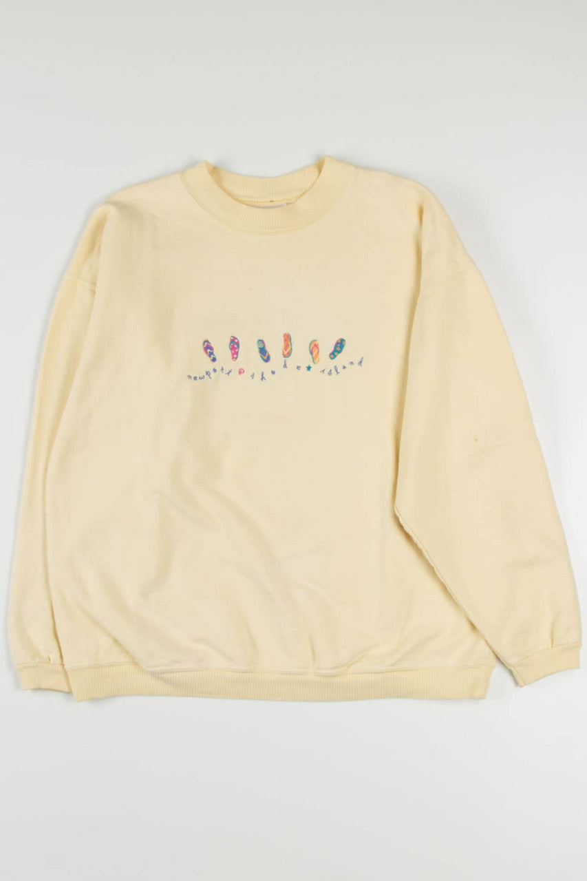 Flip Flops Newport Rhode Island Sweatshirt