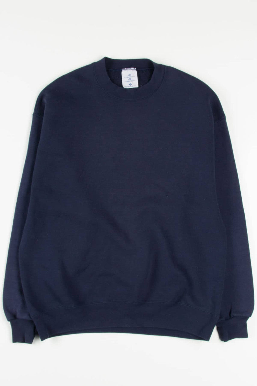Blank Navy Sweatshirt