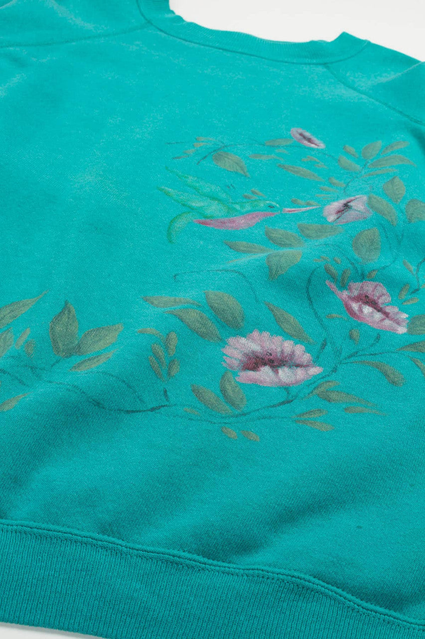 Hand Painted Hummingbird Sweatshirt