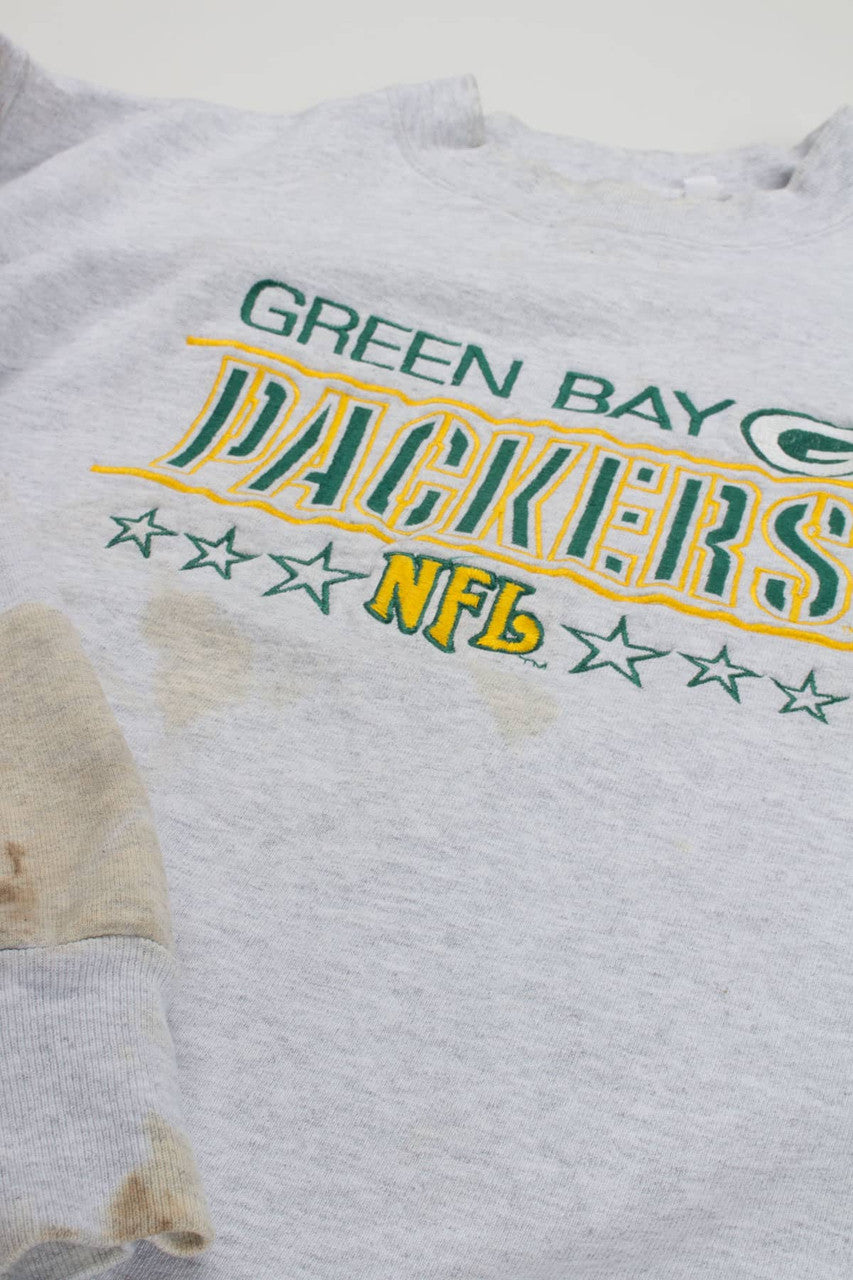 Vintage Green Bay Packers Embroidered Sweatshirt