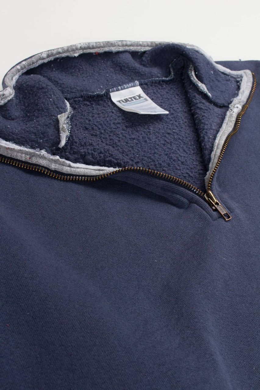 Navy Tultex Zip Up Sweatshirt