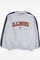 University of Illinois Striped Sleeve Sweatshirt