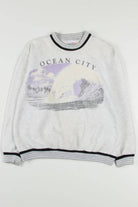Ocean City Knit Collar Sweatshirt