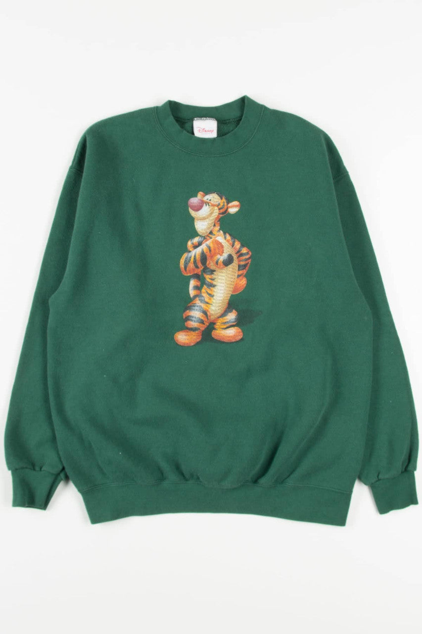 Rubber Printed Tigger Disney Sweatshirt