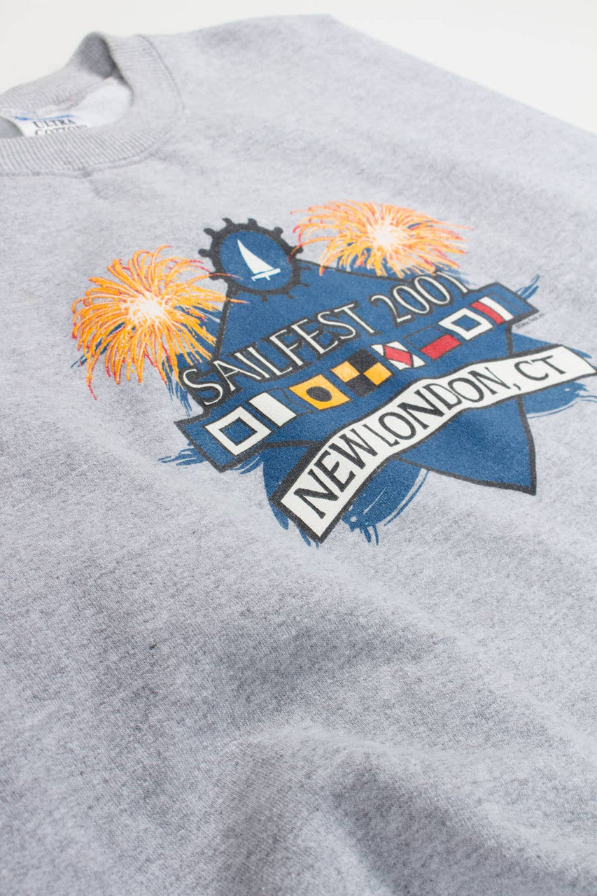 Sailfest 2001 New London CT Sweatshirt