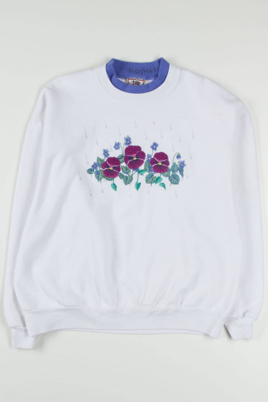 Garden Pansies Sweatshirts