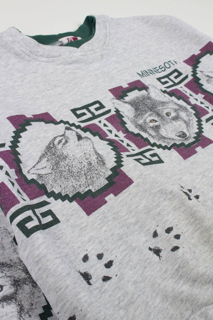 Discolored Minnesota Wolves Sweatshirt