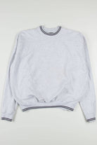 Blank Grey Knit Collar Sweatshirt
