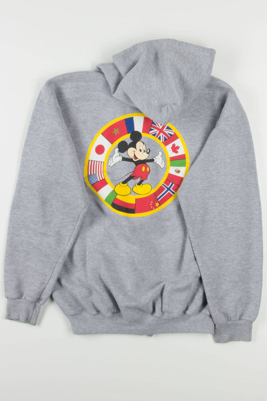 Epcot World Showcase Mickey Inc. Zip Up Hoodie