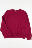 Blank Burgundy Sweatshirt