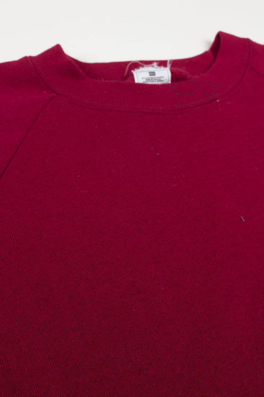 Blank Burgundy Sweatshirt