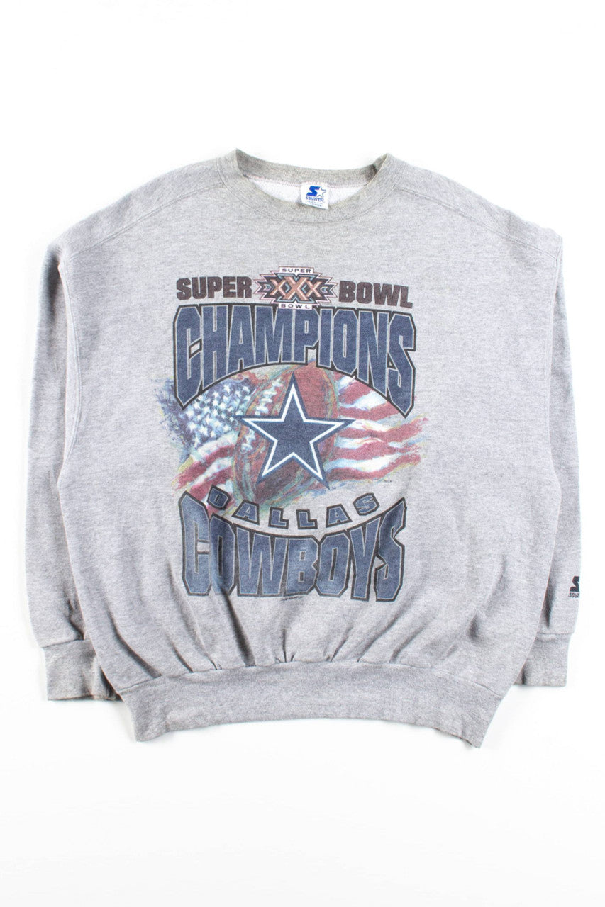 Vintage Cowboys Super Bowl XXX Champions Sweatshirt (1996)