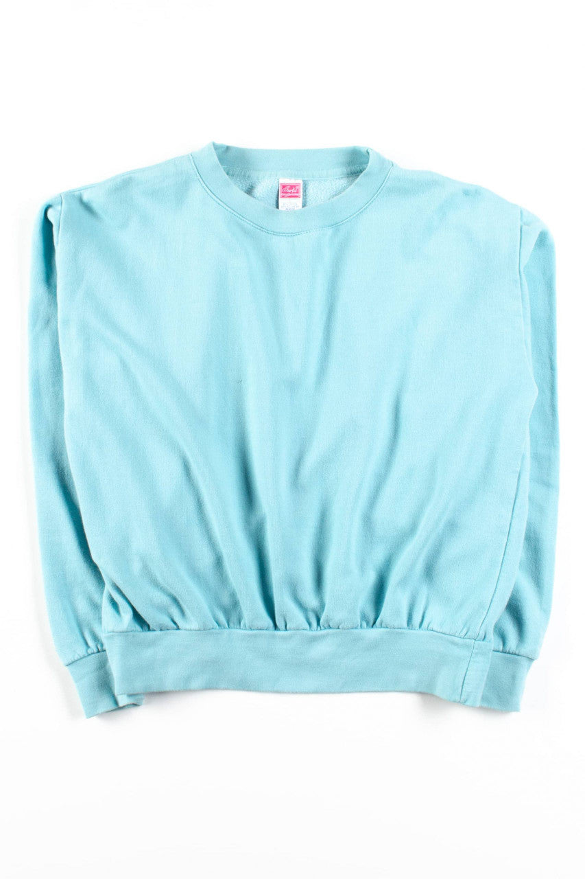 Vintage Solid Color Mint Sweatshirt