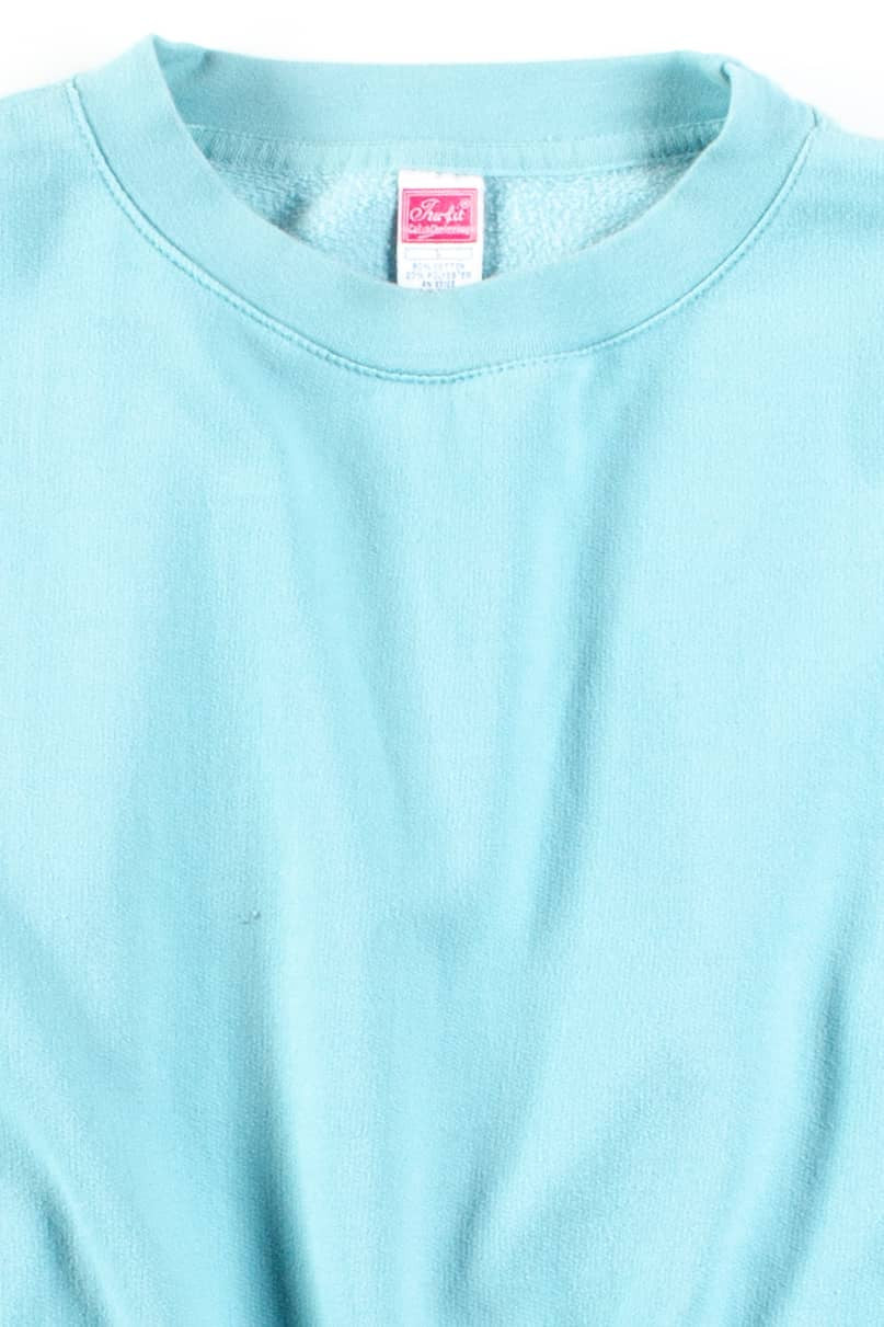 Vintage Solid Color Mint Sweatshirt