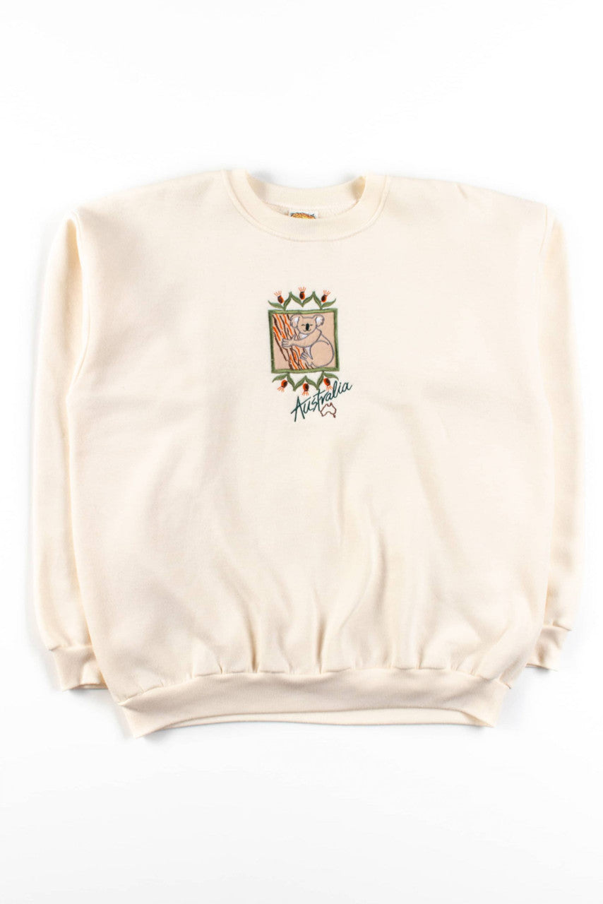 Vintage Embroidered Australia Koala Sweatshirt