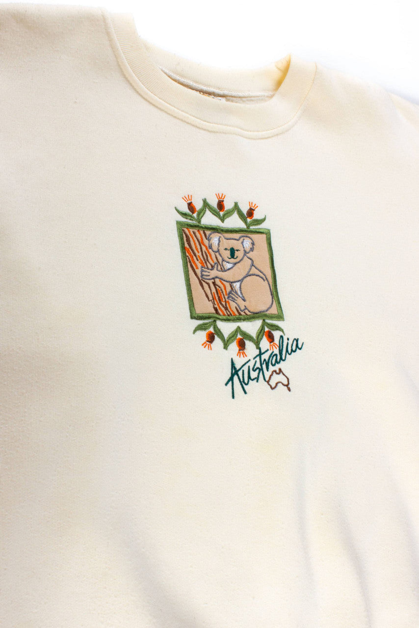 Vintage Embroidered Australia Koala Sweatshirt