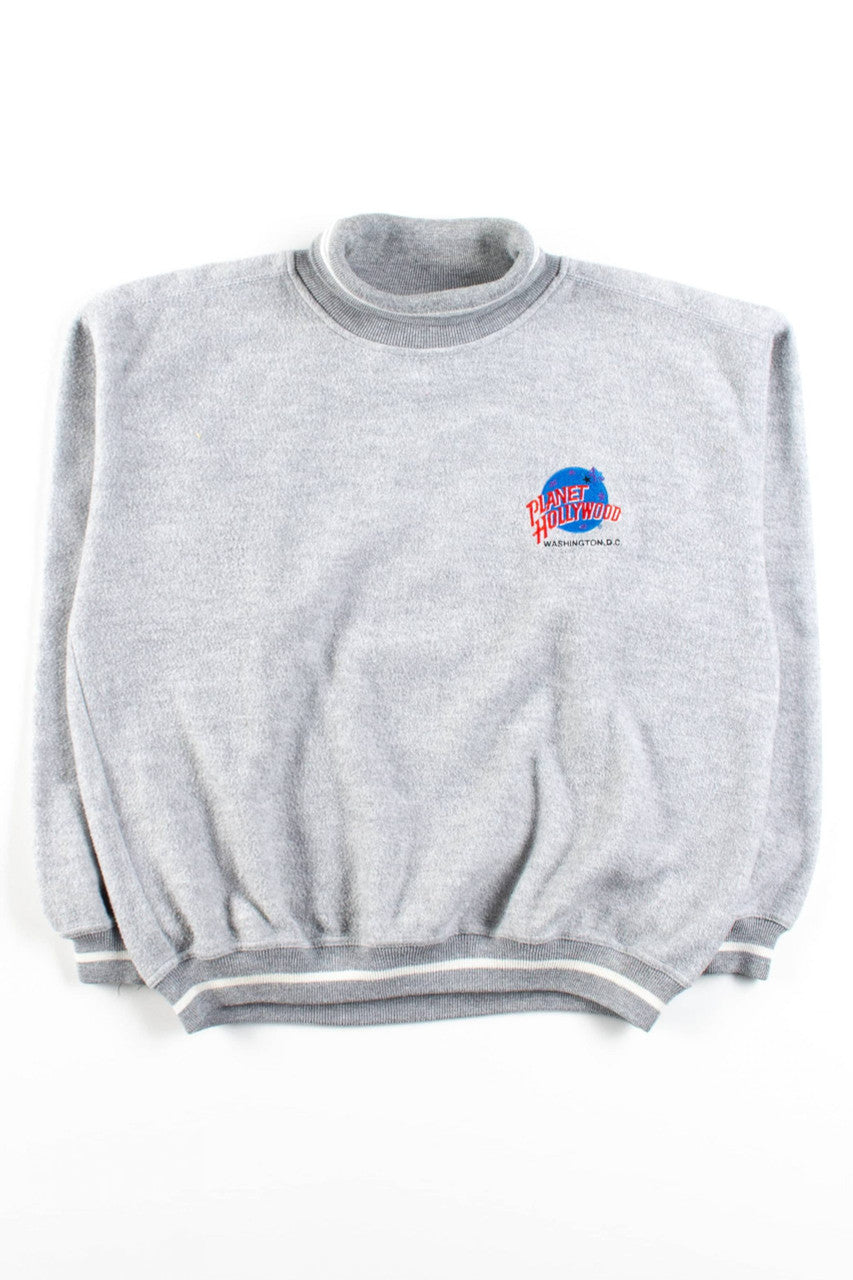 Vintage Planet Hollywood Fleece Turtleneck Sweatshirt