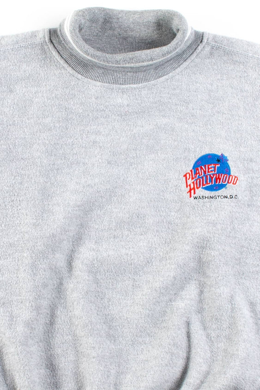 Vintage Planet Hollywood Fleece Turtleneck Sweatshirt