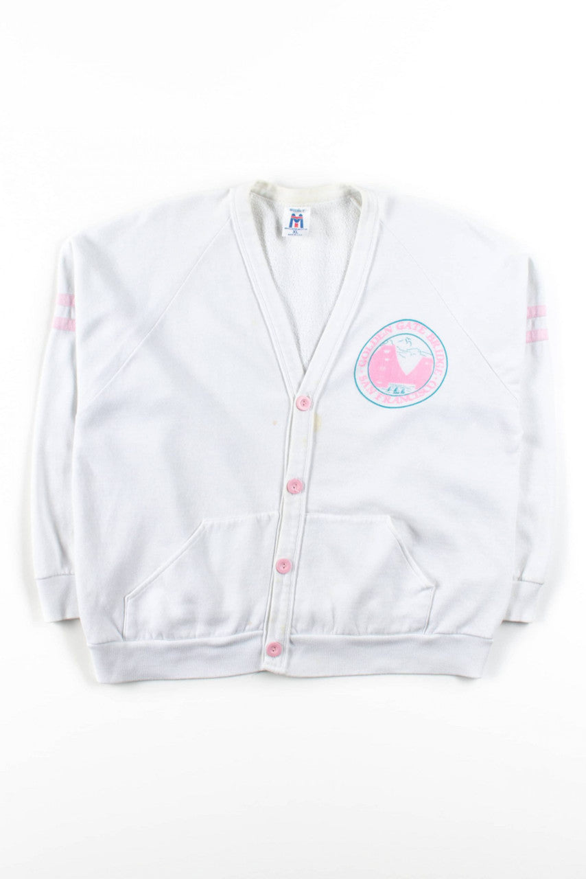 Vintage Golden Gate Bridge Cardigan Sweatshirt